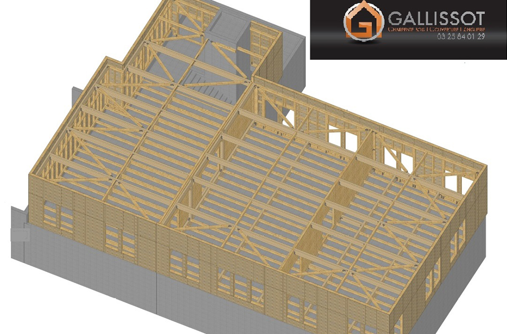 Ossature bois Entreprise Gallissot 51
